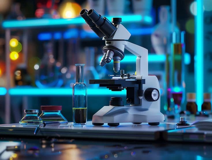 Digital pathology sample collection illustration