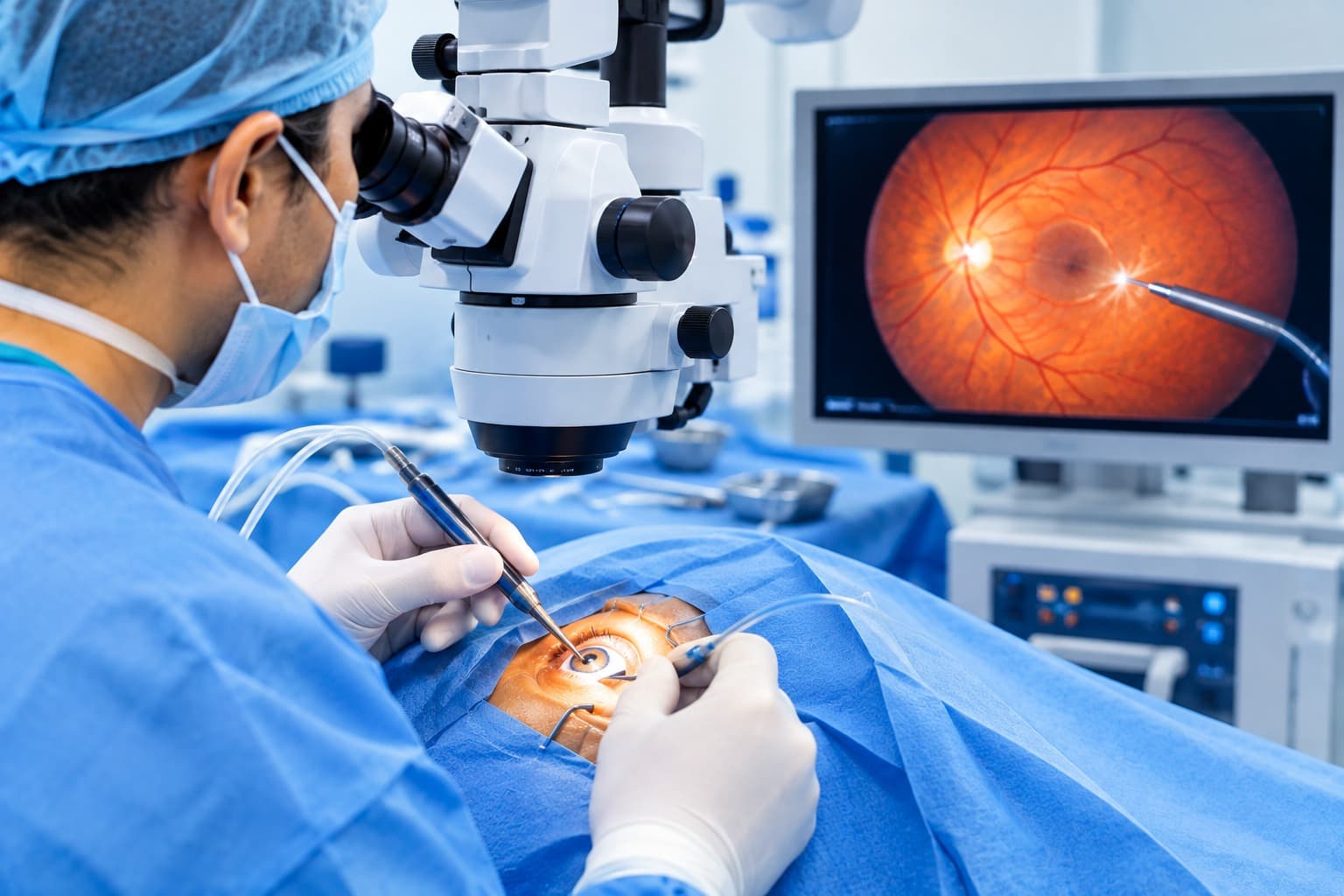 Vitrectomy eye surgery