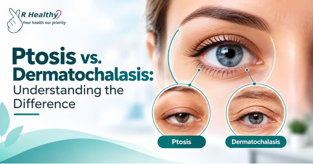 Ptosis vs. Dermatochalasis: Understanding the Difference